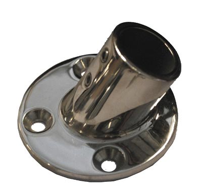 Agrandir Platine de balcon rond 60°