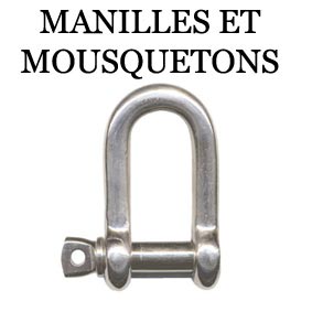 manilles et mousquetons