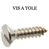vis à tôle
