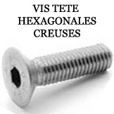 vis têtes hexagonales creuses